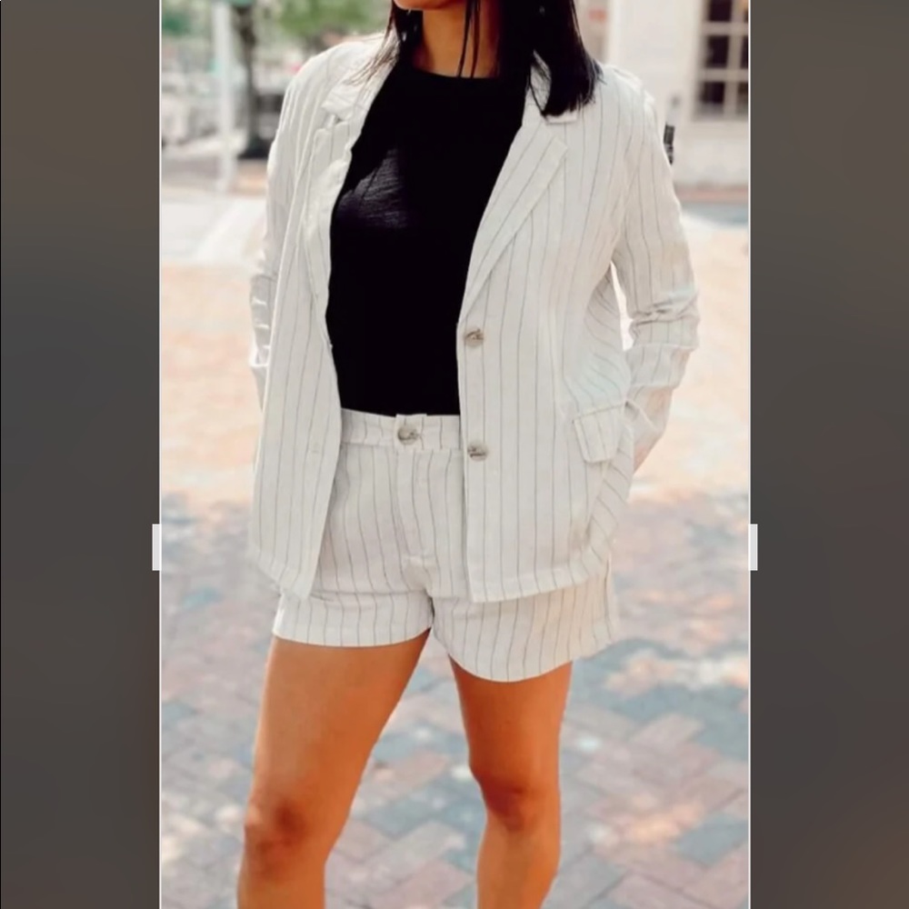 Blazer shirt set
